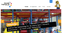 Desktop Screenshot of horsenslegeland.dk